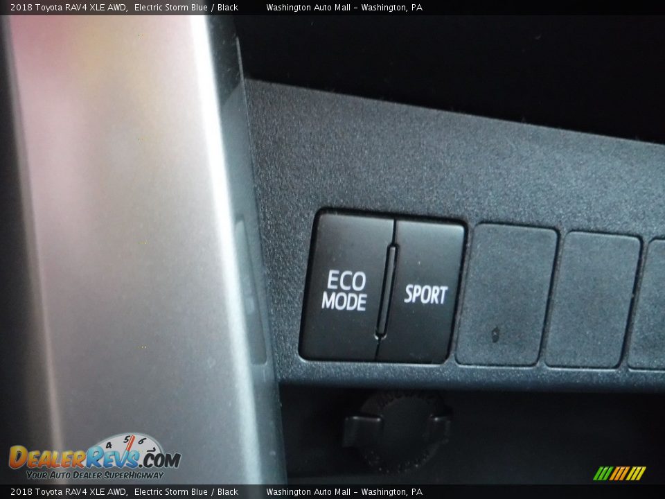 2018 Toyota RAV4 XLE AWD Electric Storm Blue / Black Photo #23