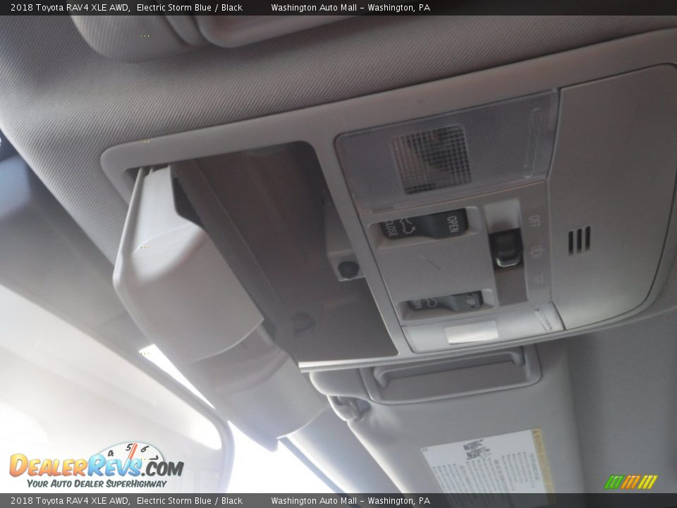 2018 Toyota RAV4 XLE AWD Electric Storm Blue / Black Photo #24