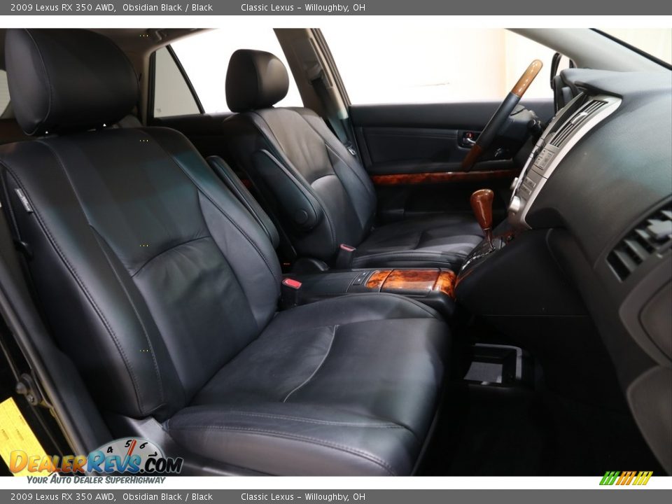 2009 Lexus RX 350 AWD Obsidian Black / Black Photo #16