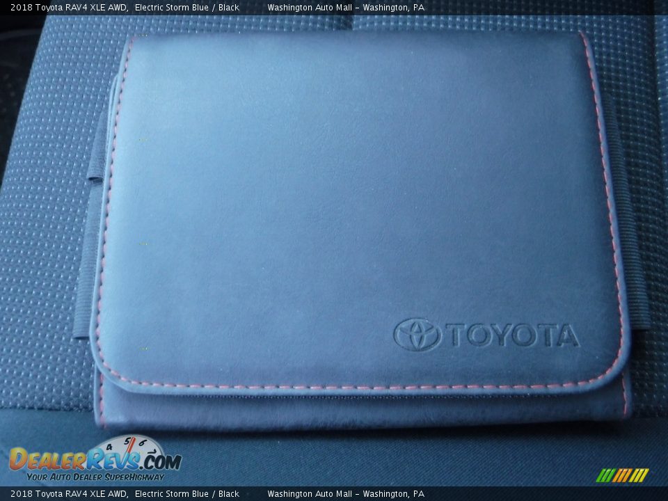 2018 Toyota RAV4 XLE AWD Electric Storm Blue / Black Photo #29