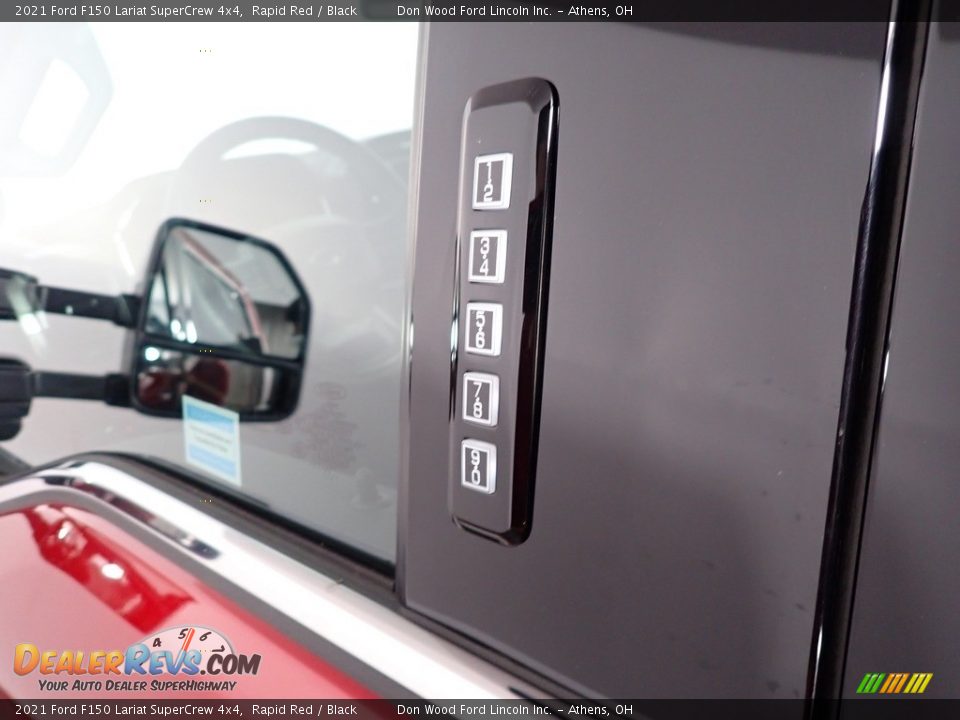 2021 Ford F150 Lariat SuperCrew 4x4 Rapid Red / Black Photo #22