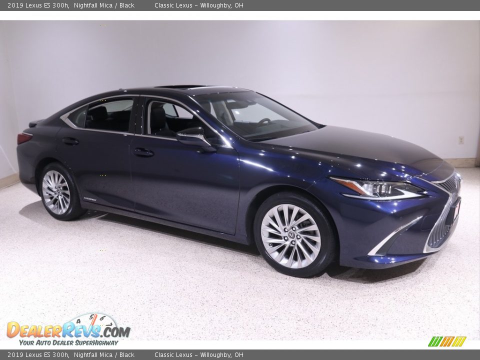 2019 Lexus ES 300h Nightfall Mica / Black Photo #1