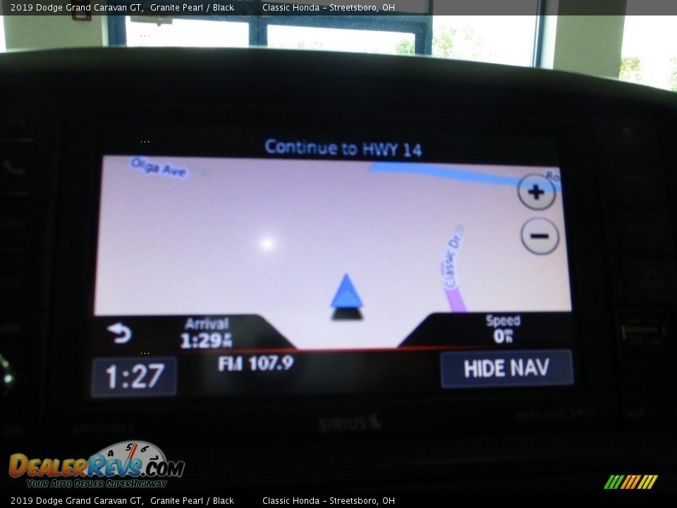 2019 Dodge Grand Caravan GT Granite Pearl / Black Photo #36