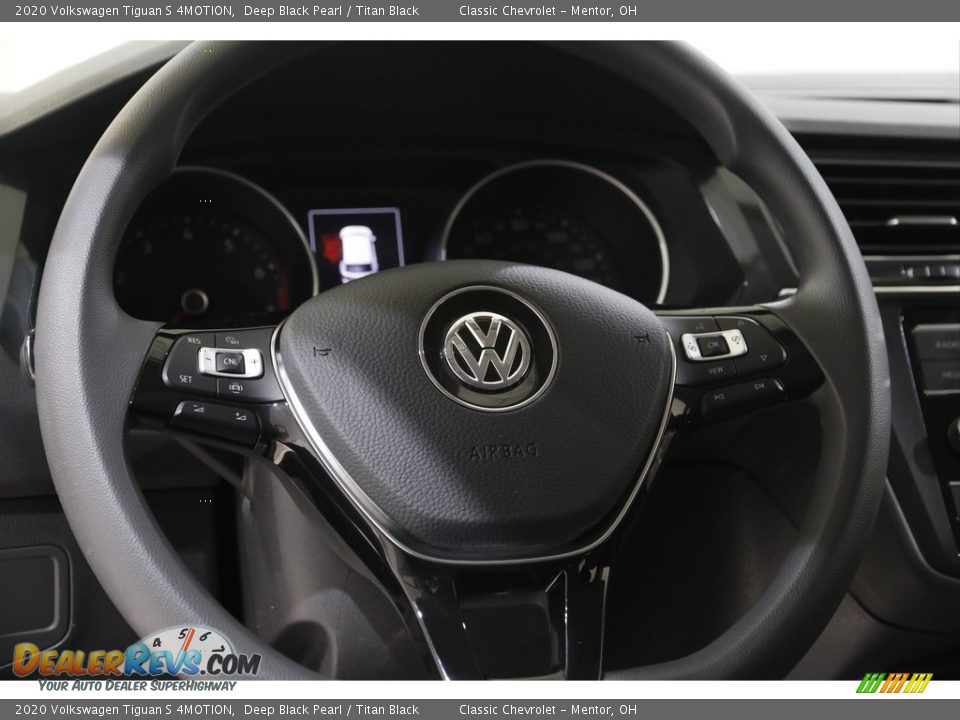 2020 Volkswagen Tiguan S 4MOTION Deep Black Pearl / Titan Black Photo #7