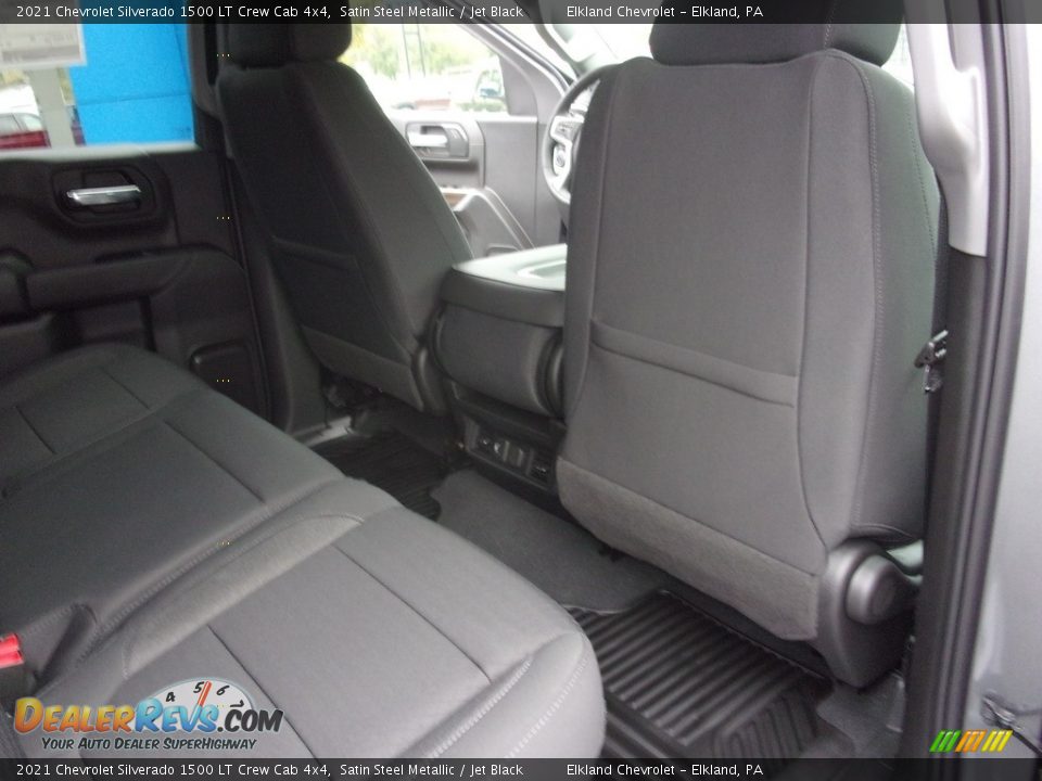 2021 Chevrolet Silverado 1500 LT Crew Cab 4x4 Satin Steel Metallic / Jet Black Photo #20