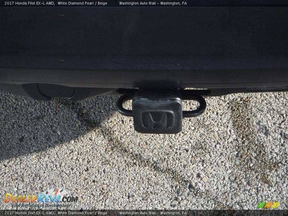 2017 Honda Pilot EX-L AWD White Diamond Pearl / Beige Photo #13