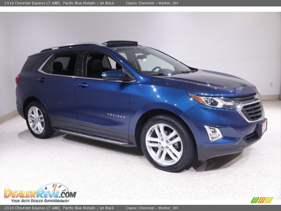 2019 Chevrolet Equinox LT AWD Pacific Blue Metallic / Jet Black Photo #1