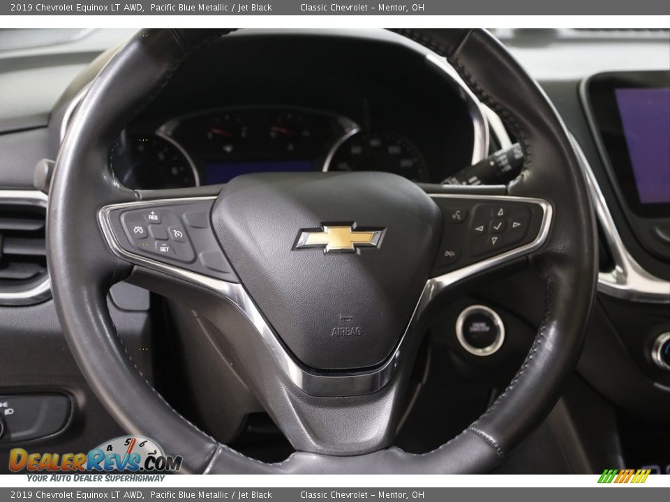 2019 Chevrolet Equinox LT AWD Pacific Blue Metallic / Jet Black Photo #7