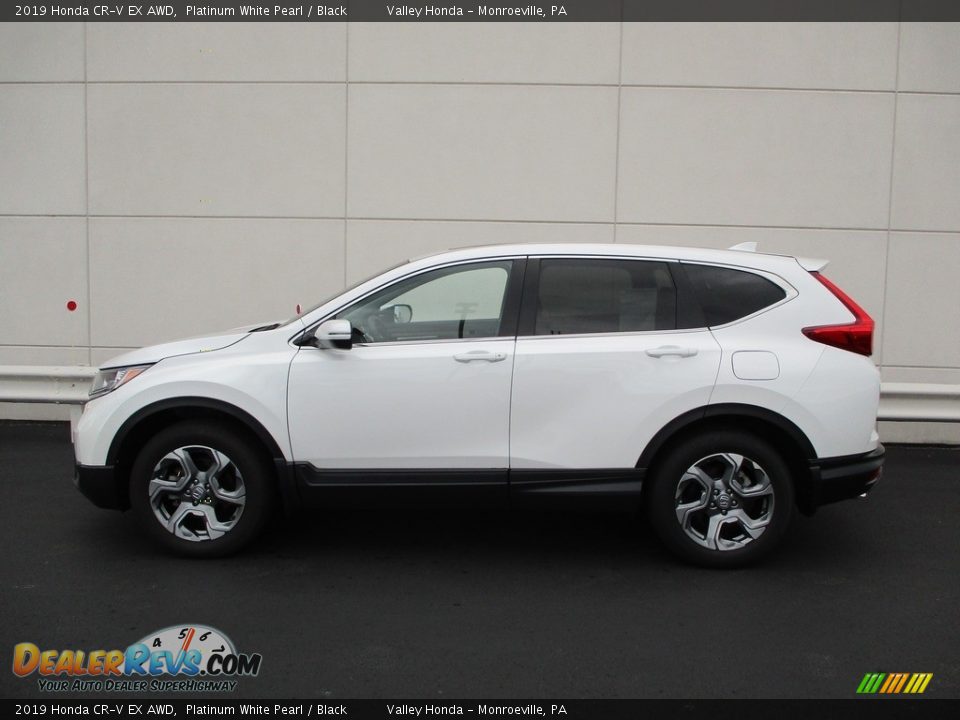 2019 Honda CR-V EX AWD Platinum White Pearl / Black Photo #2