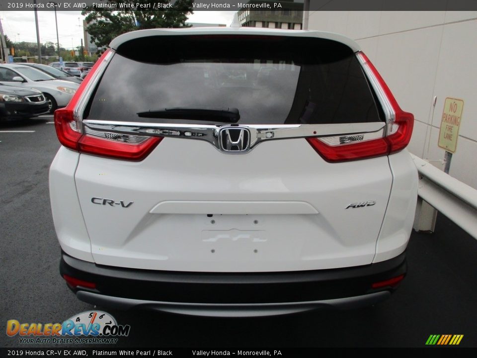 2019 Honda CR-V EX AWD Platinum White Pearl / Black Photo #4