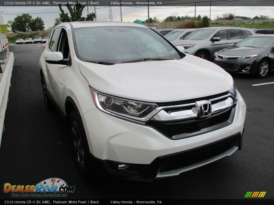 2019 Honda CR-V EX AWD Platinum White Pearl / Black Photo #7