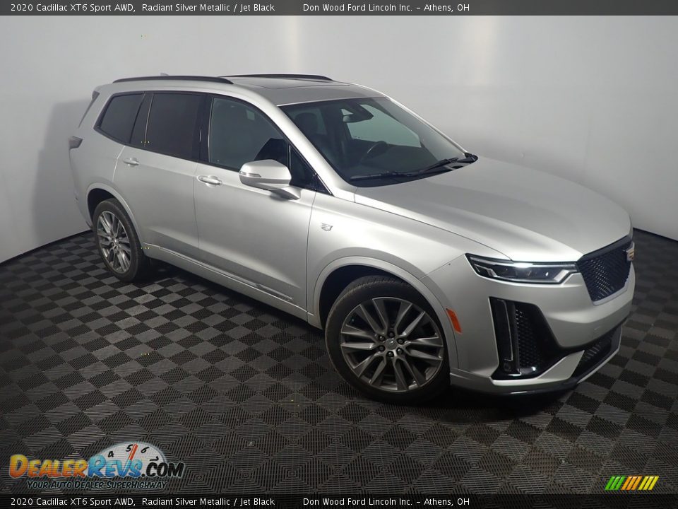 2020 Cadillac XT6 Sport AWD Radiant Silver Metallic / Jet Black Photo #4