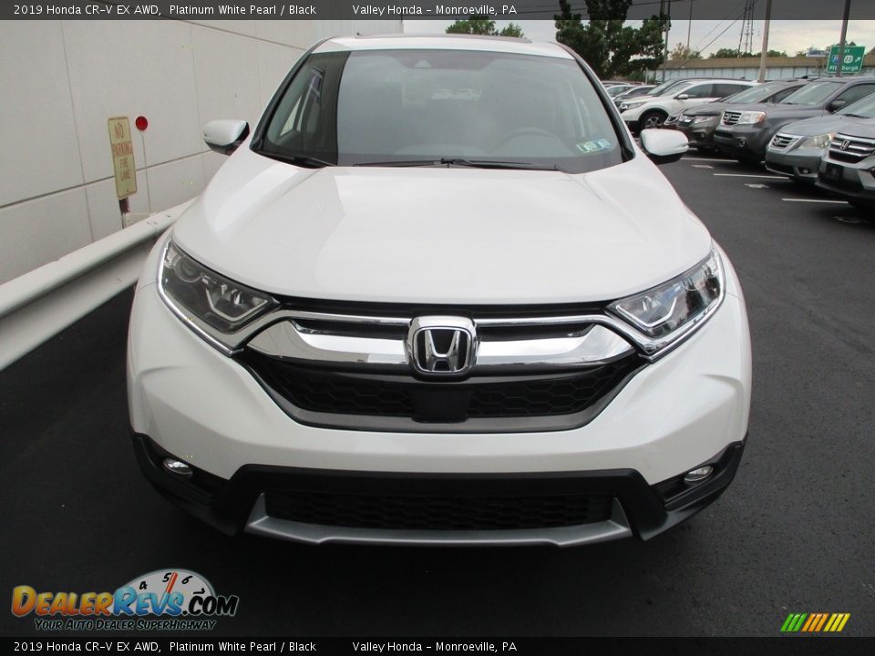 2019 Honda CR-V EX AWD Platinum White Pearl / Black Photo #8