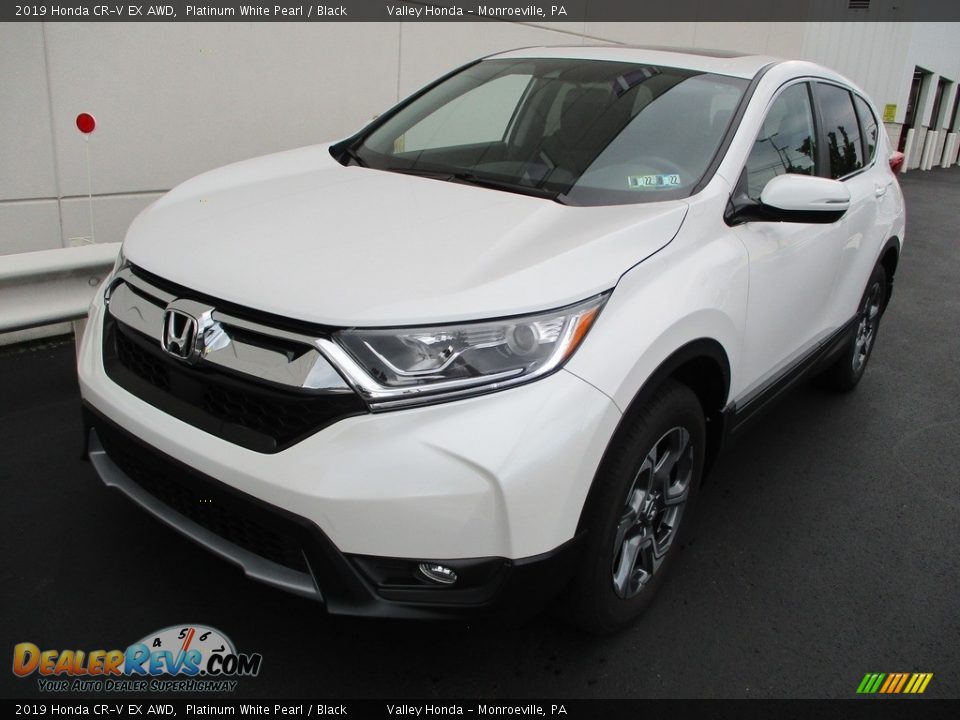 2019 Honda CR-V EX AWD Platinum White Pearl / Black Photo #9