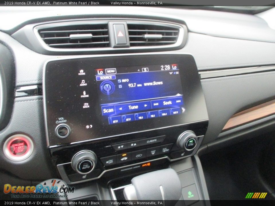 2019 Honda CR-V EX AWD Platinum White Pearl / Black Photo #15
