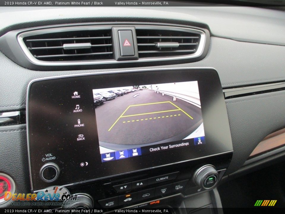 2019 Honda CR-V EX AWD Platinum White Pearl / Black Photo #16
