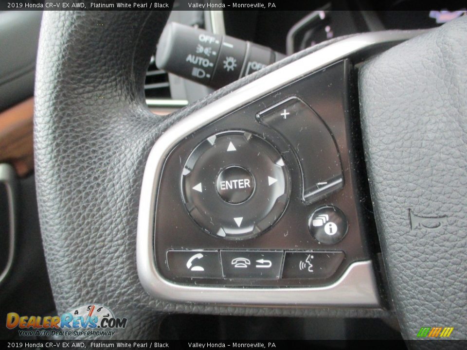 2019 Honda CR-V EX AWD Platinum White Pearl / Black Photo #18