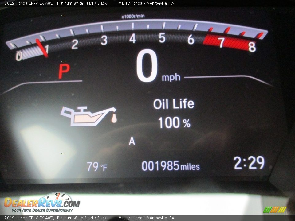 2019 Honda CR-V EX AWD Platinum White Pearl / Black Photo #20