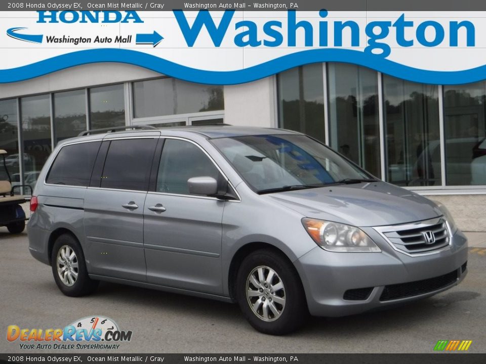 2008 Honda Odyssey EX Ocean Mist Metallic / Gray Photo #1