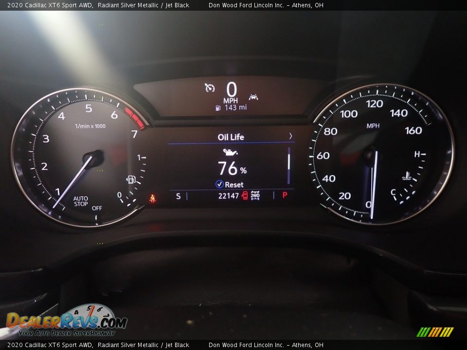 2020 Cadillac XT6 Sport AWD Radiant Silver Metallic / Jet Black Photo #30