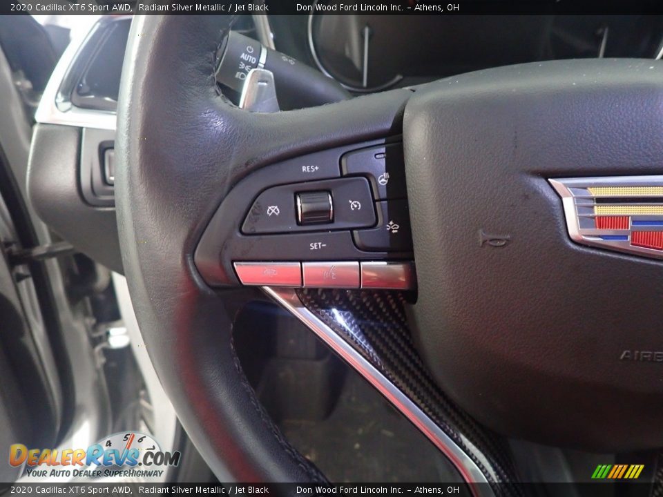 2020 Cadillac XT6 Sport AWD Radiant Silver Metallic / Jet Black Photo #31