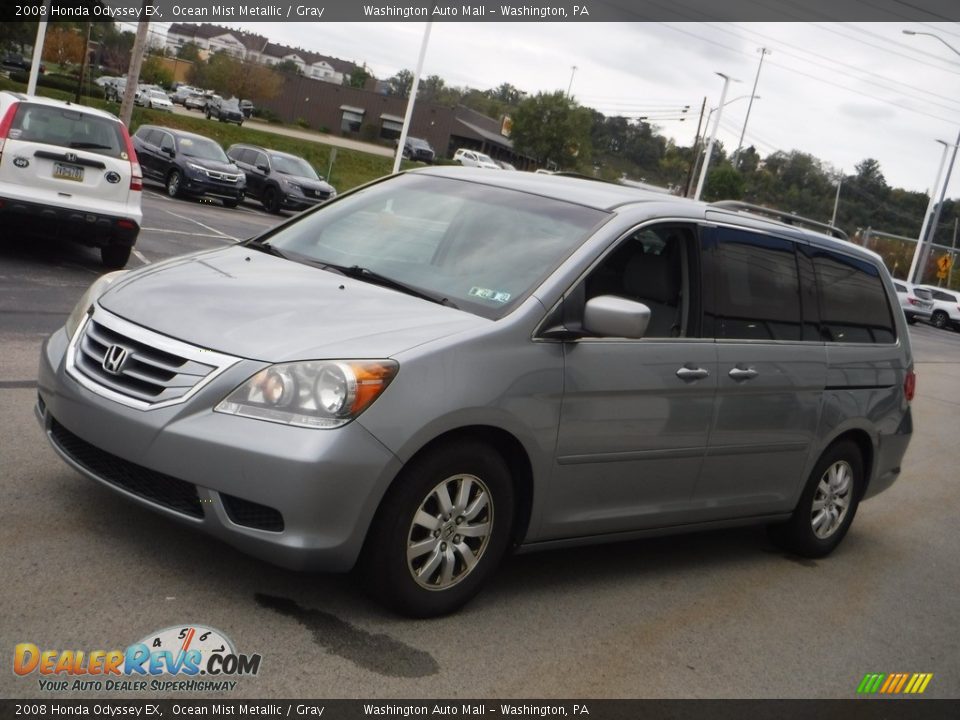 2008 Honda Odyssey EX Ocean Mist Metallic / Gray Photo #4