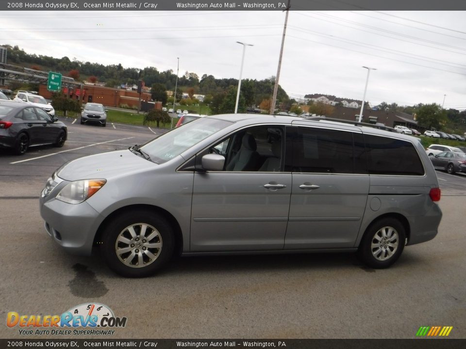 2008 Honda Odyssey EX Ocean Mist Metallic / Gray Photo #5