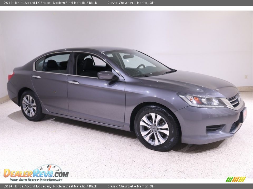 2014 Honda Accord LX Sedan Modern Steel Metallic / Black Photo #1