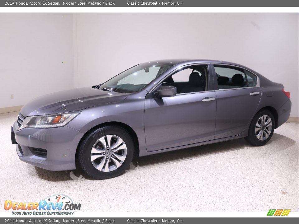 2014 Honda Accord LX Sedan Modern Steel Metallic / Black Photo #3