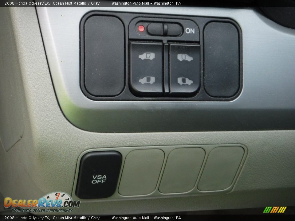 2008 Honda Odyssey EX Ocean Mist Metallic / Gray Photo #10