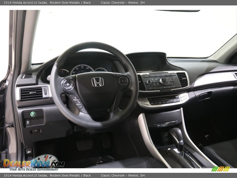 2014 Honda Accord LX Sedan Modern Steel Metallic / Black Photo #6