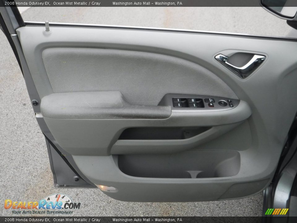 2008 Honda Odyssey EX Ocean Mist Metallic / Gray Photo #11