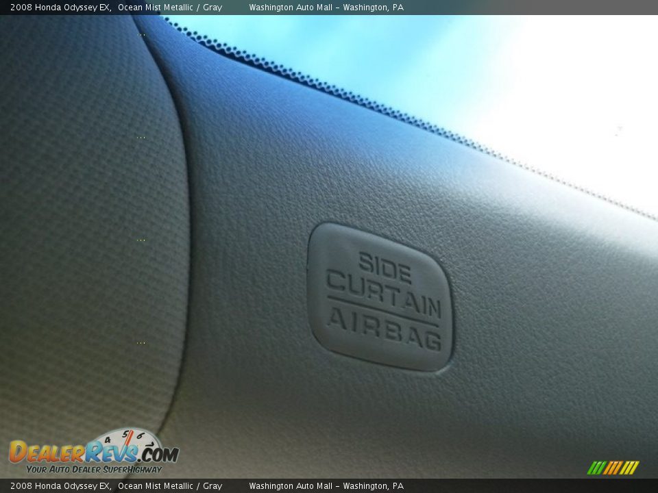 2008 Honda Odyssey EX Ocean Mist Metallic / Gray Photo #15