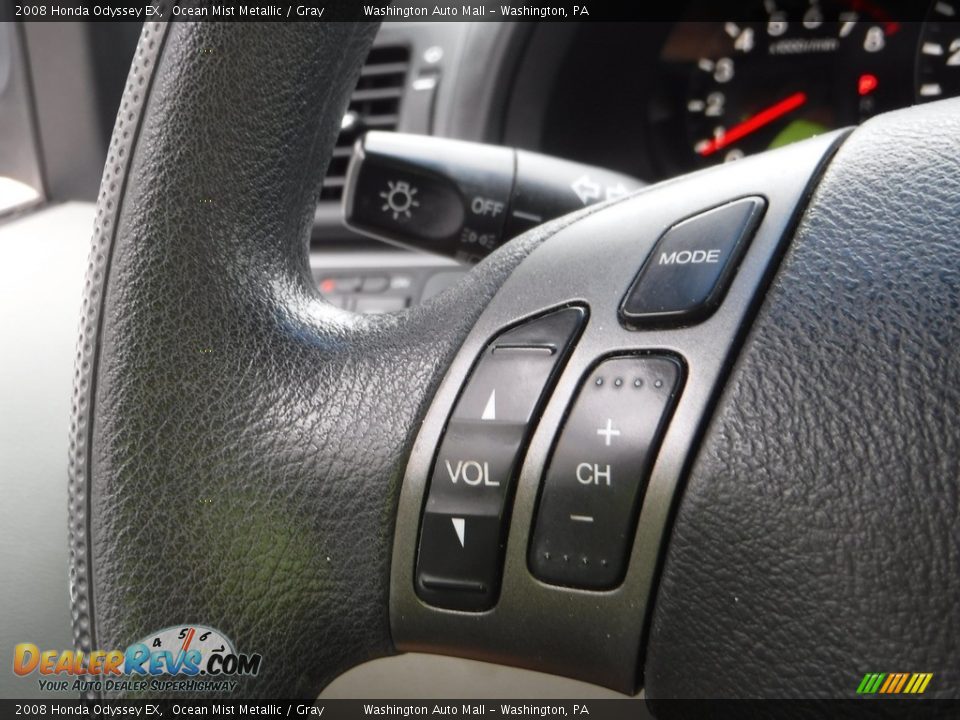 2008 Honda Odyssey EX Ocean Mist Metallic / Gray Photo #19