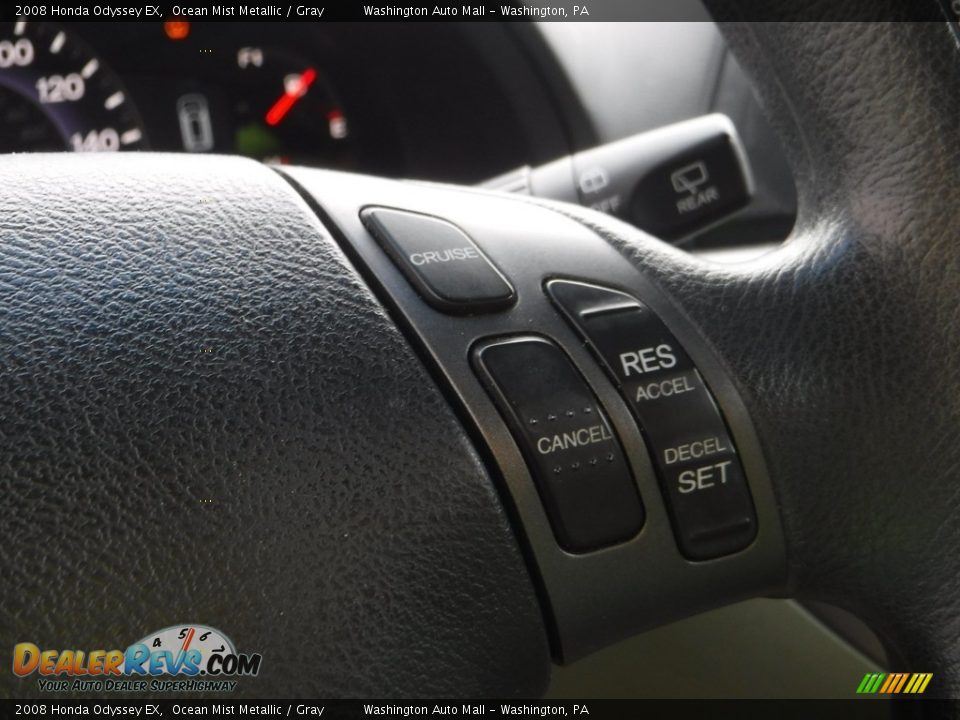 2008 Honda Odyssey EX Ocean Mist Metallic / Gray Photo #20