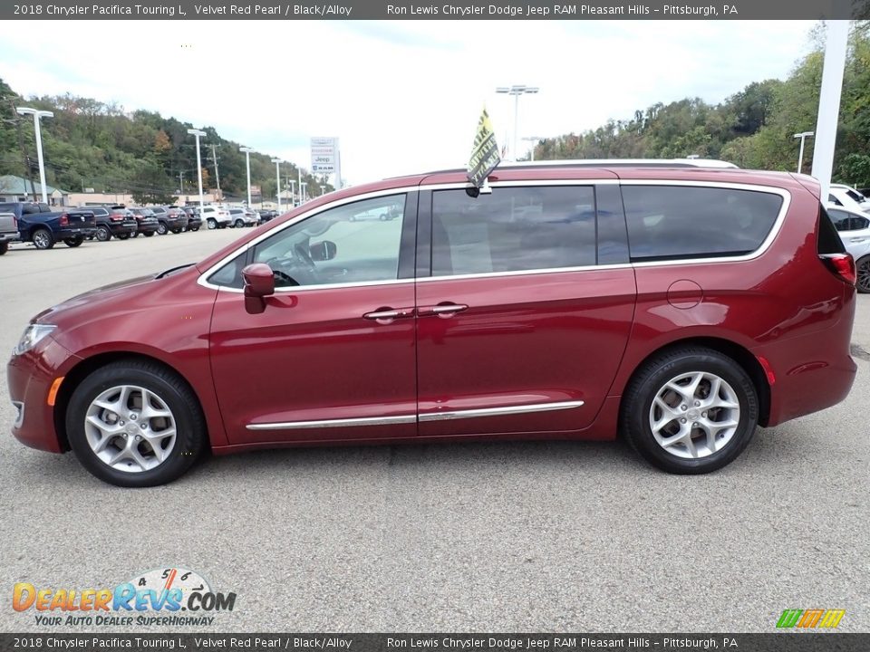 2018 Chrysler Pacifica Touring L Velvet Red Pearl / Black/Alloy Photo #2