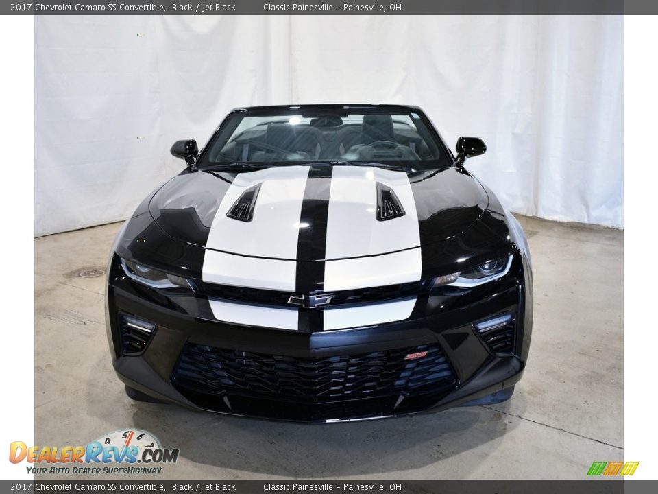 2017 Chevrolet Camaro SS Convertible Black / Jet Black Photo #4