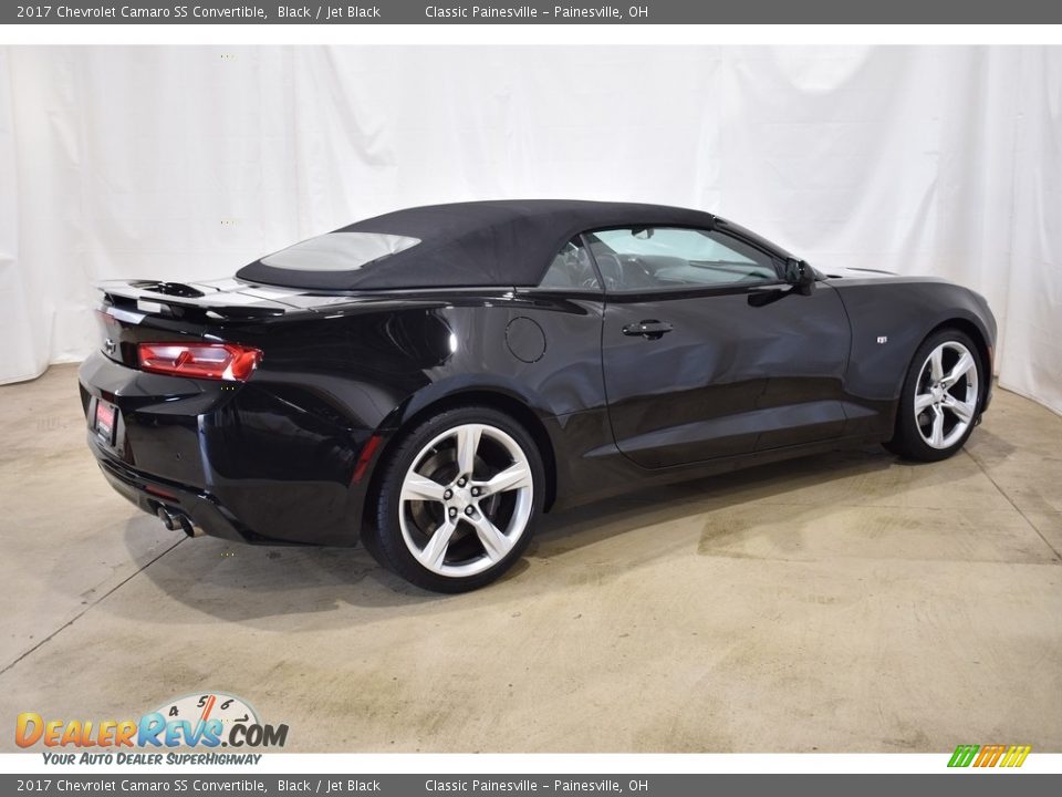 2017 Chevrolet Camaro SS Convertible Black / Jet Black Photo #6