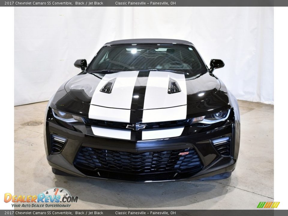 2017 Chevrolet Camaro SS Convertible Black / Jet Black Photo #8