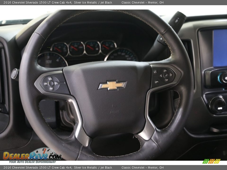 2016 Chevrolet Silverado 1500 LT Crew Cab 4x4 Steering Wheel Photo #8