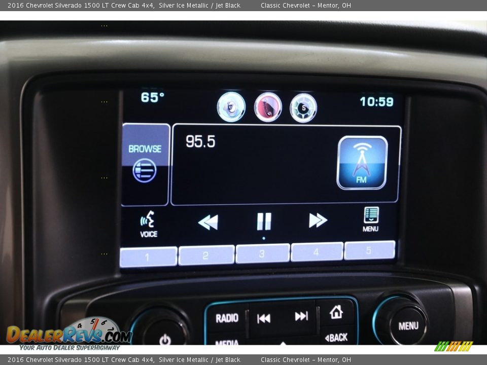 Audio System of 2016 Chevrolet Silverado 1500 LT Crew Cab 4x4 Photo #11