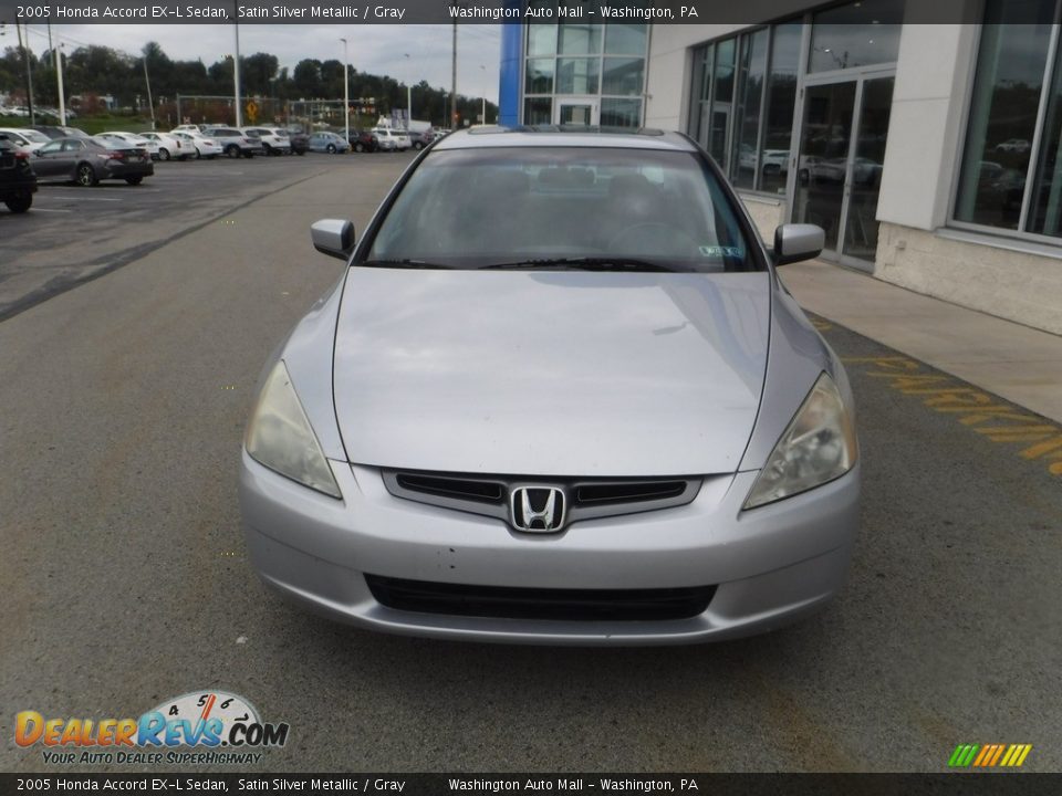 2005 Honda Accord EX-L Sedan Satin Silver Metallic / Gray Photo #4