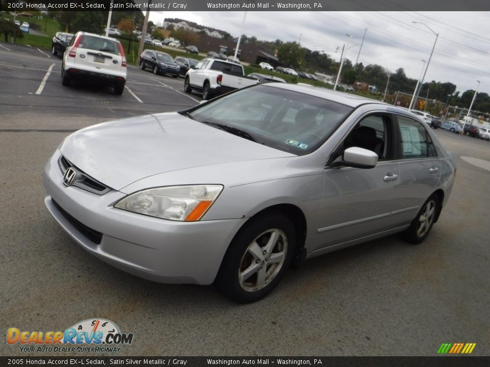 2005 Honda Accord EX-L Sedan Satin Silver Metallic / Gray Photo #5