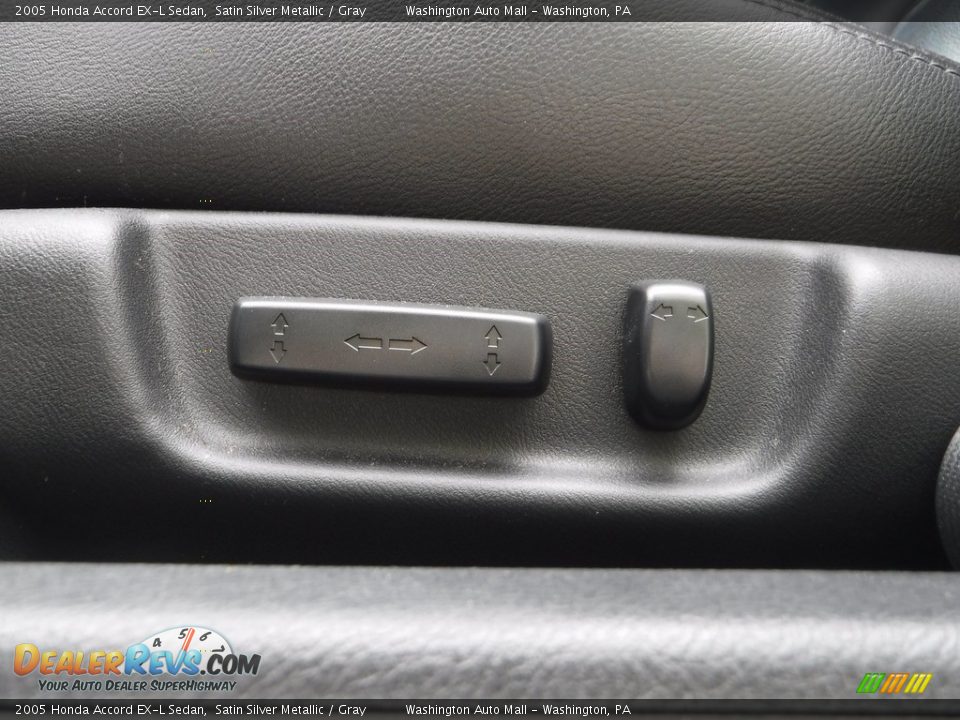 2005 Honda Accord EX-L Sedan Satin Silver Metallic / Gray Photo #15