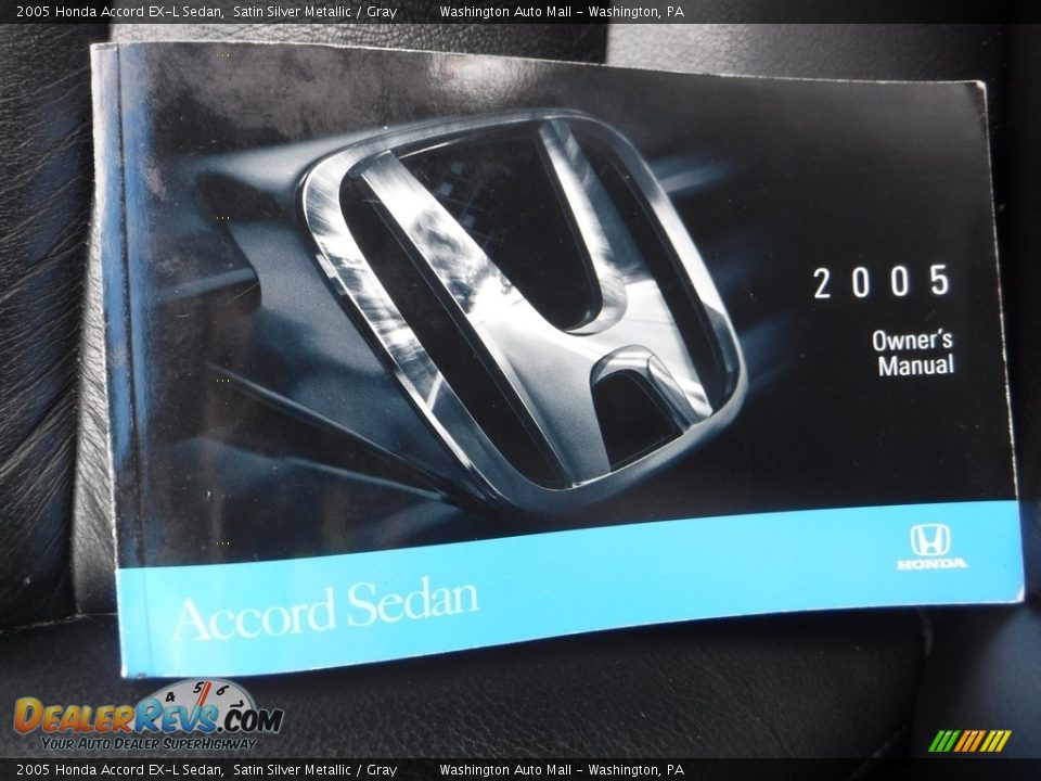 2005 Honda Accord EX-L Sedan Satin Silver Metallic / Gray Photo #28