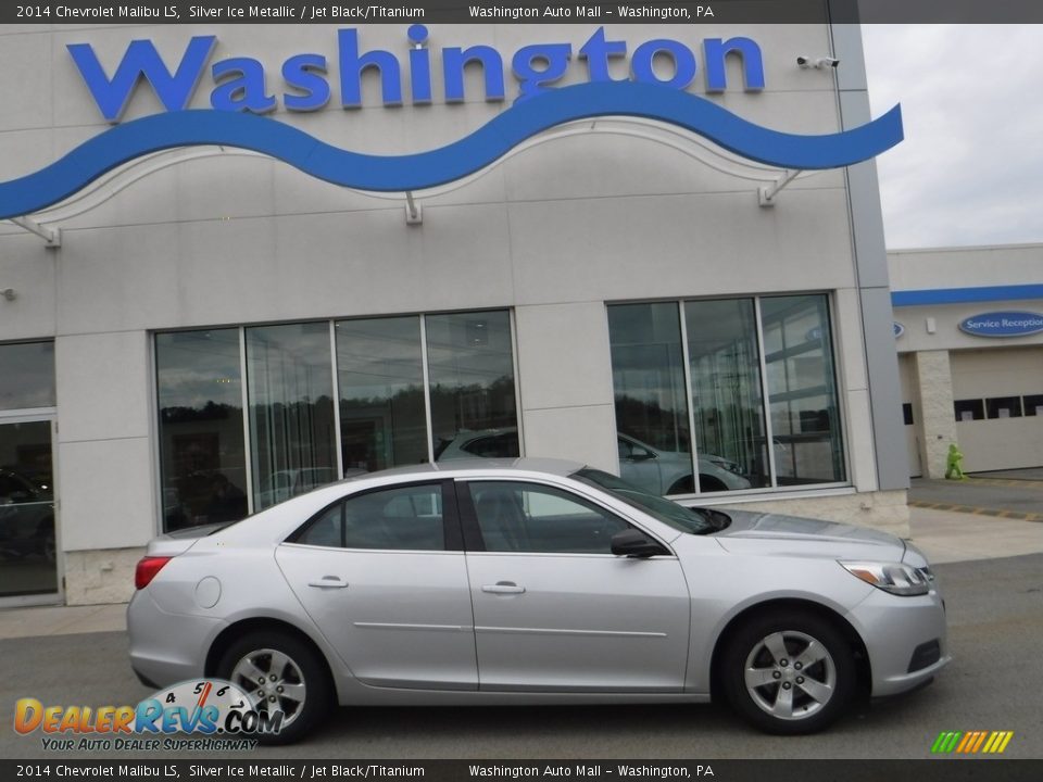 2014 Chevrolet Malibu LS Silver Ice Metallic / Jet Black/Titanium Photo #2