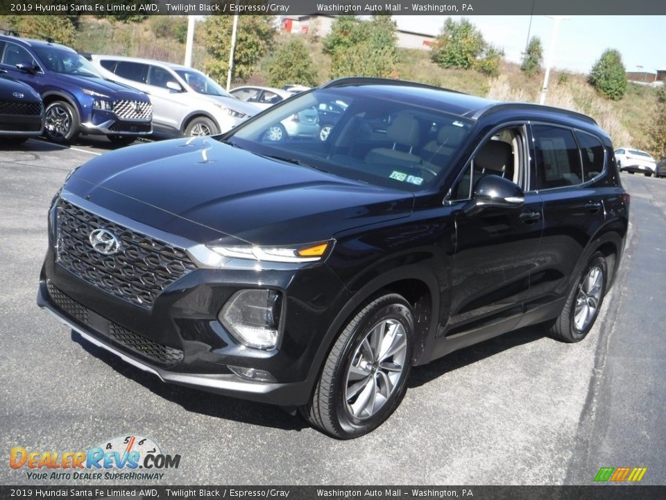 2019 Hyundai Santa Fe Limited AWD Twilight Black / Espresso/Gray Photo #5