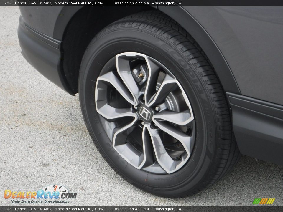 2021 Honda CR-V EX AWD Modern Steel Metallic / Gray Photo #4