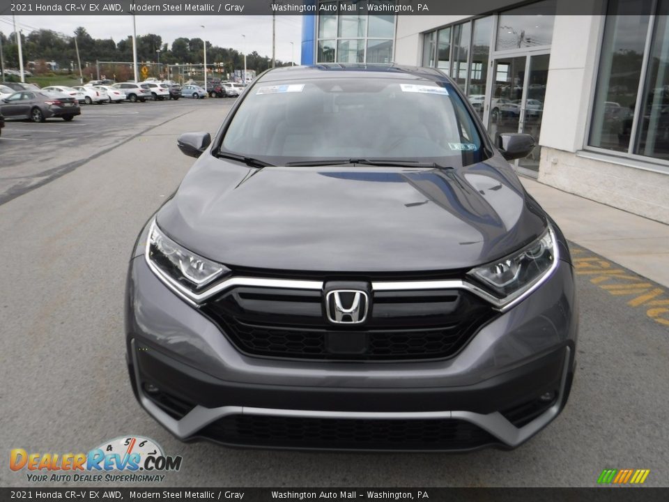2021 Honda CR-V EX AWD Modern Steel Metallic / Gray Photo #5