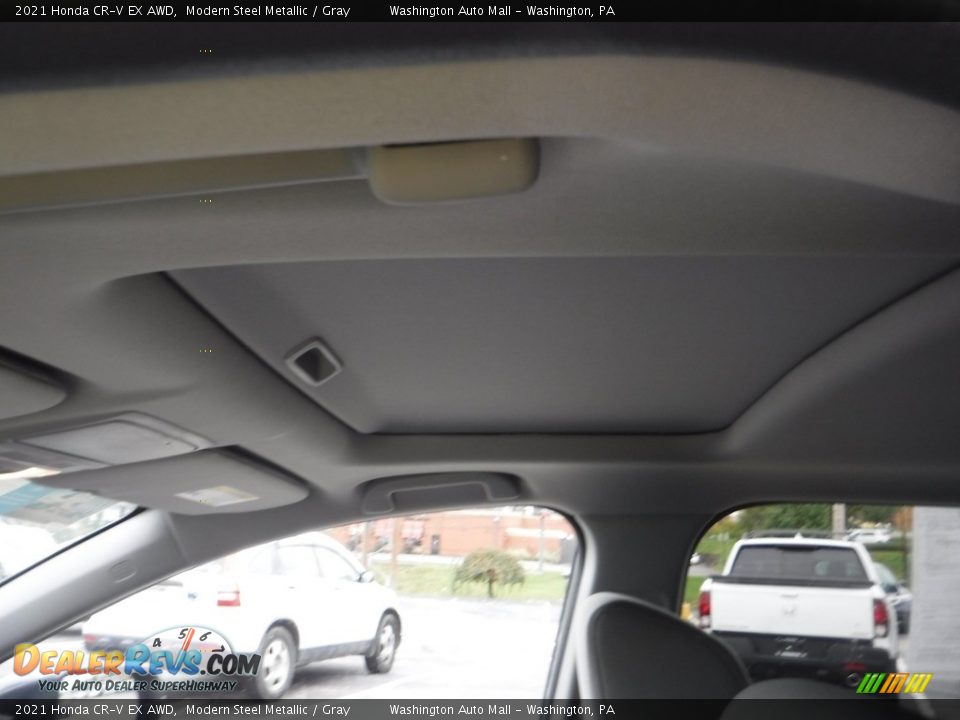 2021 Honda CR-V EX AWD Modern Steel Metallic / Gray Photo #12